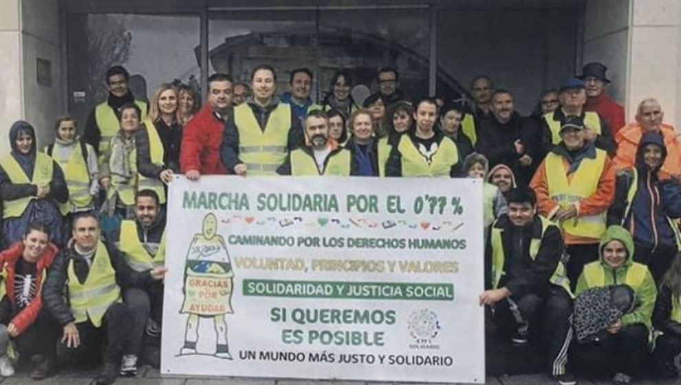 Marcha de Iniciativa Solidaria 0,77% en ediciones anteriores