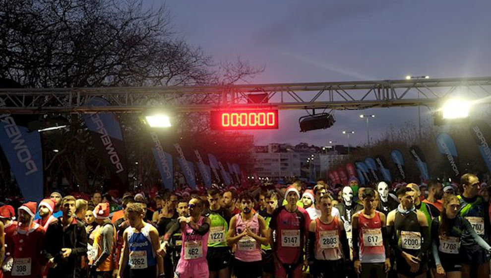 Carrera San Silvestre de Santander en una foto de archivo