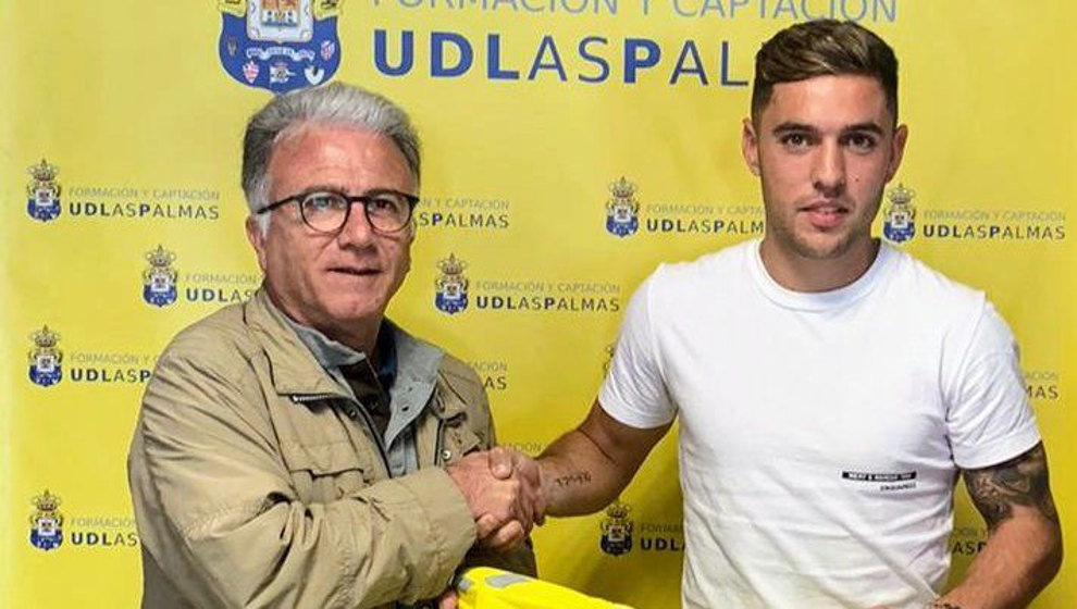 Paulino Miguélez durante su presentación | Foto: Unión Deportiva Las Palmas