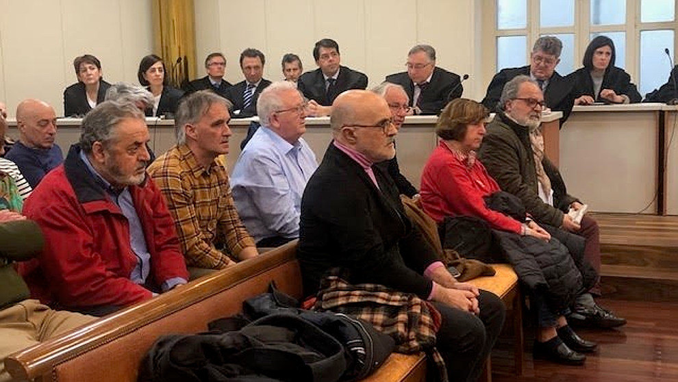 Acusados durante el macrojuicio de La Loma