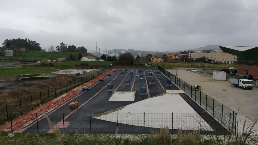 Obras pista atletismo