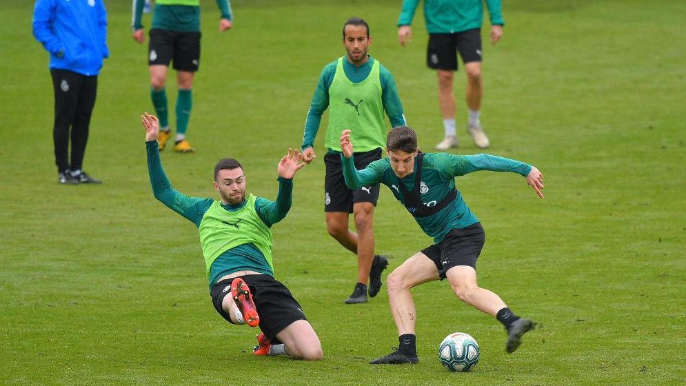 Entrenamiento del Racing