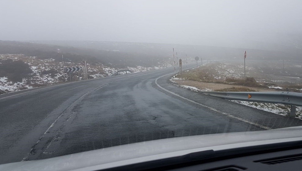 La nieve mantiene cerrados algunos puertos de Cantabria