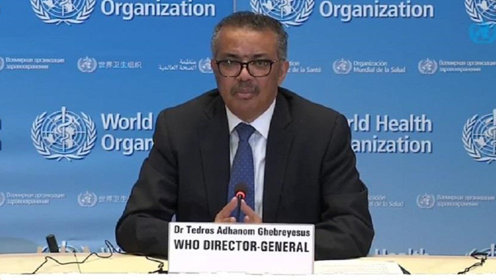 El director general de la Organización Mundial de la Salud (OMS), Tedros Adhanom Ghebreyesus