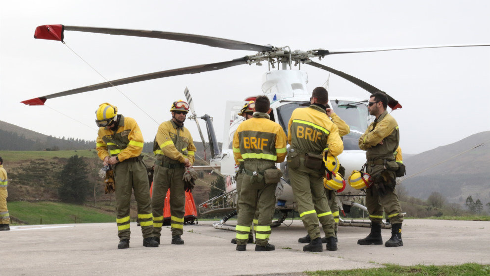 La Brigada de Incendios Forestales