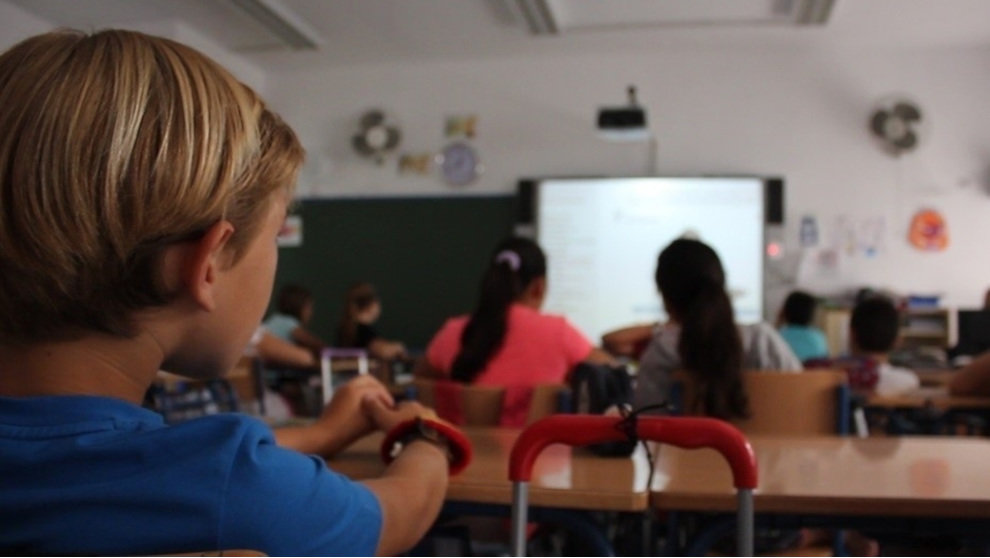 Aula de un colegio de Primaria