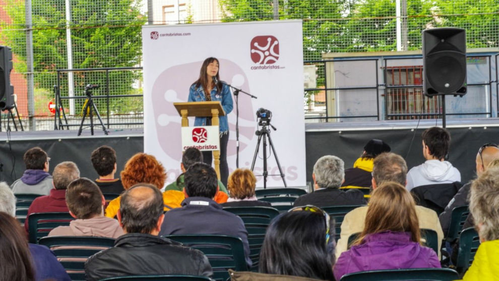 Cantabristas, en un acto en Torrelavega