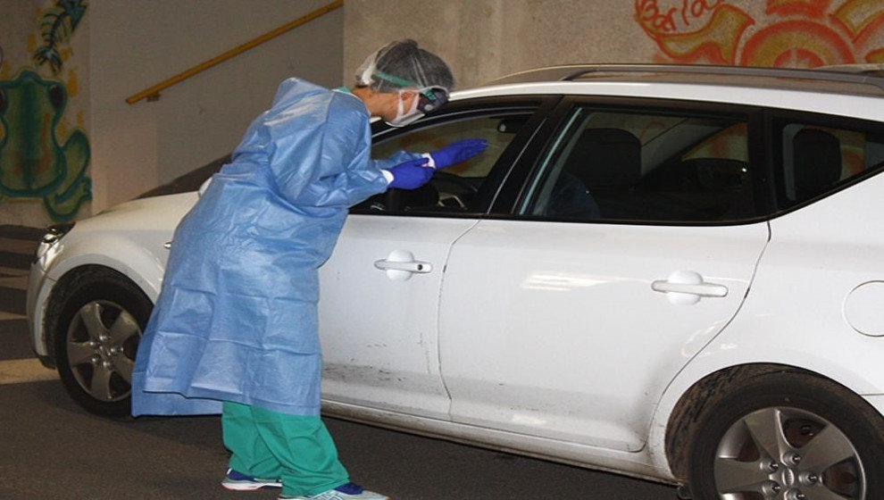 Prueba PCR realizada en un puesto de &#39;CoroAuto&#39;