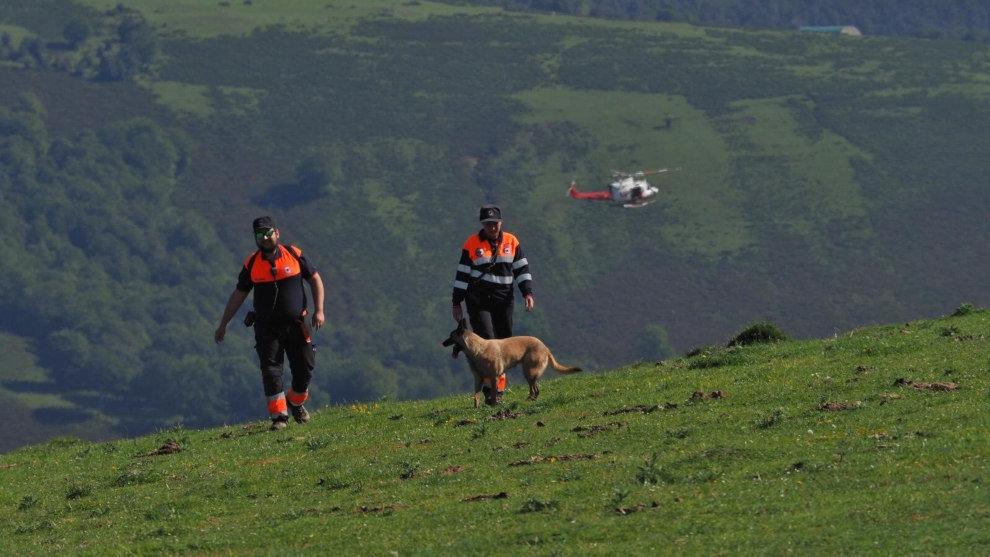 Búsqueda del joven desaparercido en Campoo