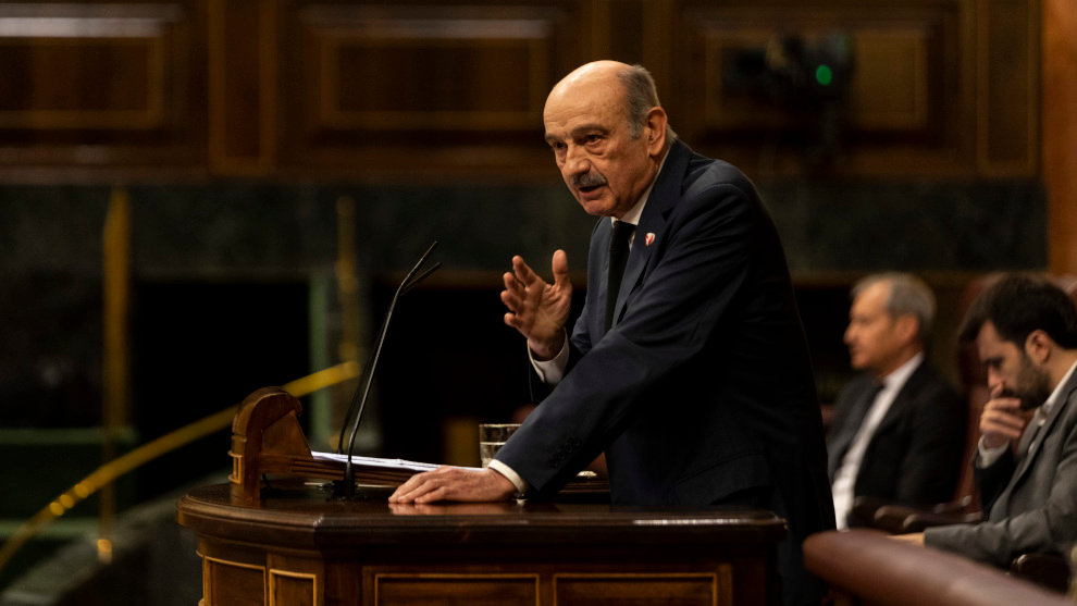 El portavoz del Partido Regionalista de Cantabria en el Congreso de los Diputados, José María Mazón