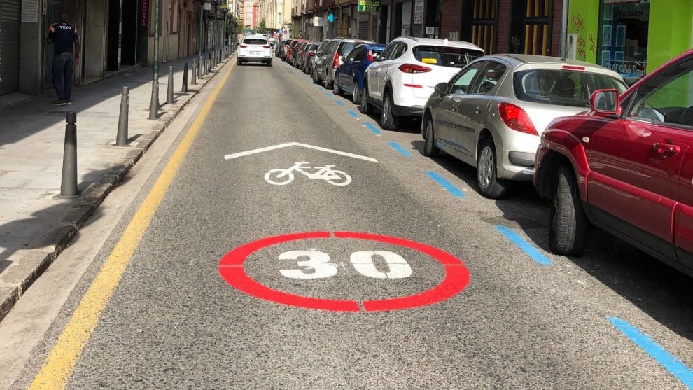 Limitación velocidad en la calle Fernández de Isla de Santander