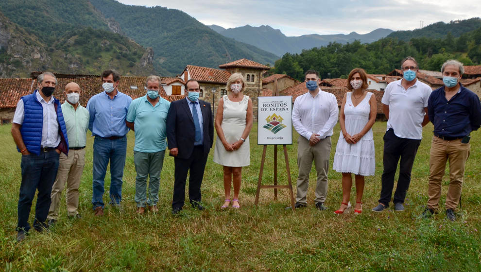 Acto de proclamación de Mogrovejo como uno de los pueblos más bonitos de España