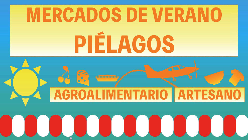 Parte del cartel de los mercados de verano de Piélagos