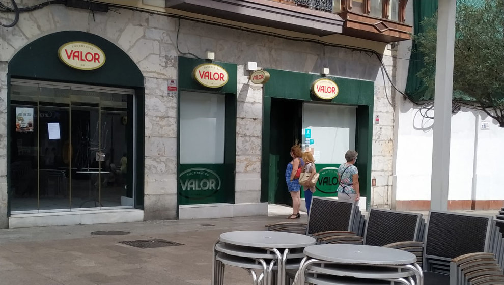 Chocolatería Valor de la calle Burgos de Santander