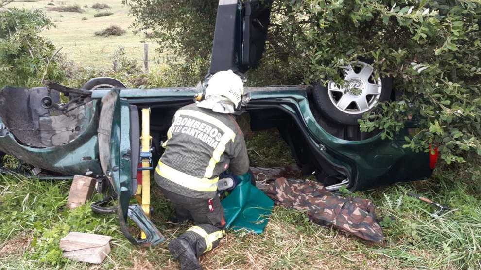 Accidente en Orzales