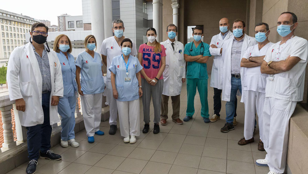 Equipo de trasplantes del Hosputal Valdecilla de Santander