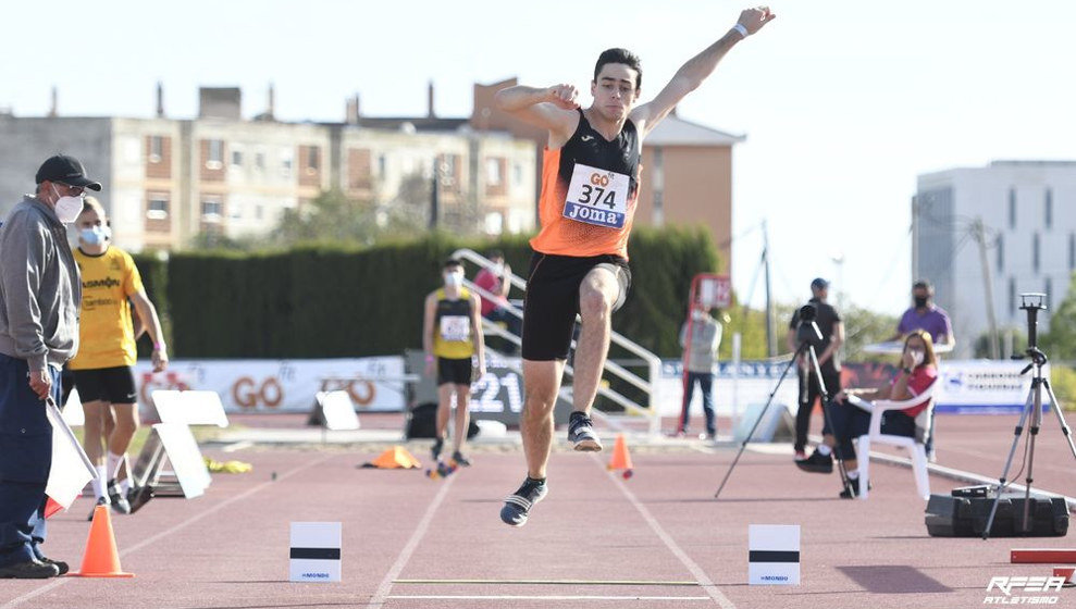 Pablo Delgado, durante la competición | Foto: RFEA