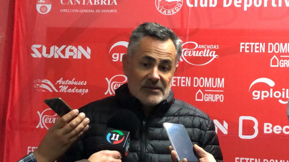 Manu Calleja durante la rueda de prensa | Foto: Álvaro Bolivar