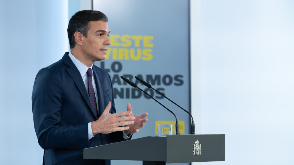 El presidente del Gobierno, Pedro Sánchez