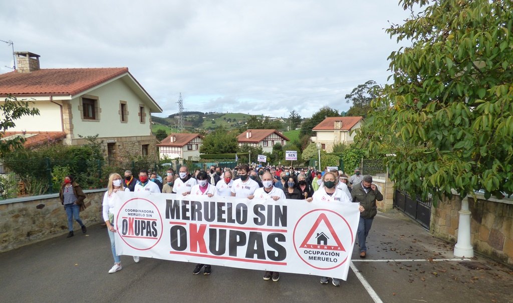 Movilicación contra los okupas