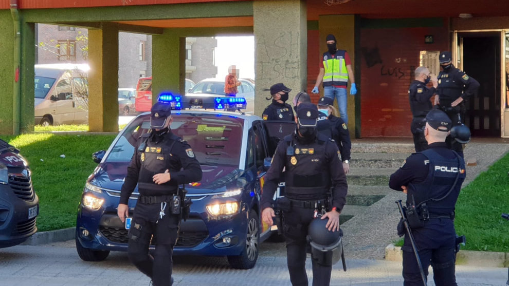 Registro en el domicilio | Foto: Policía Nacional