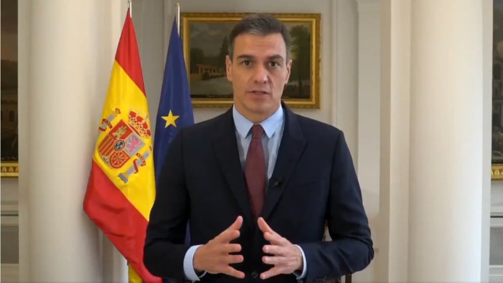 El presidente del Gobierno, Pedro Sánchez