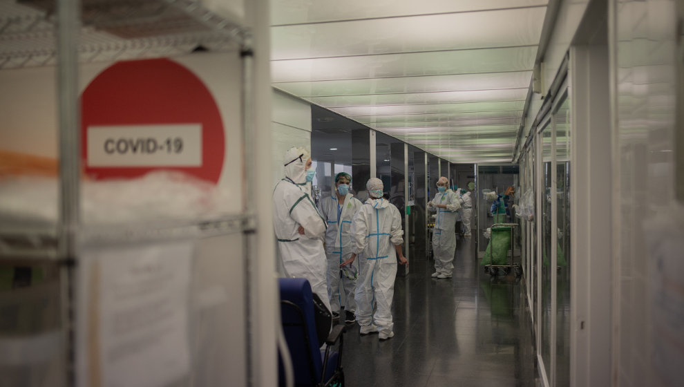 Sanitarios protegidos ante el COVID19