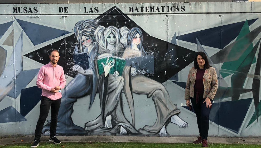 Mural de 'Musas Matemáticas'