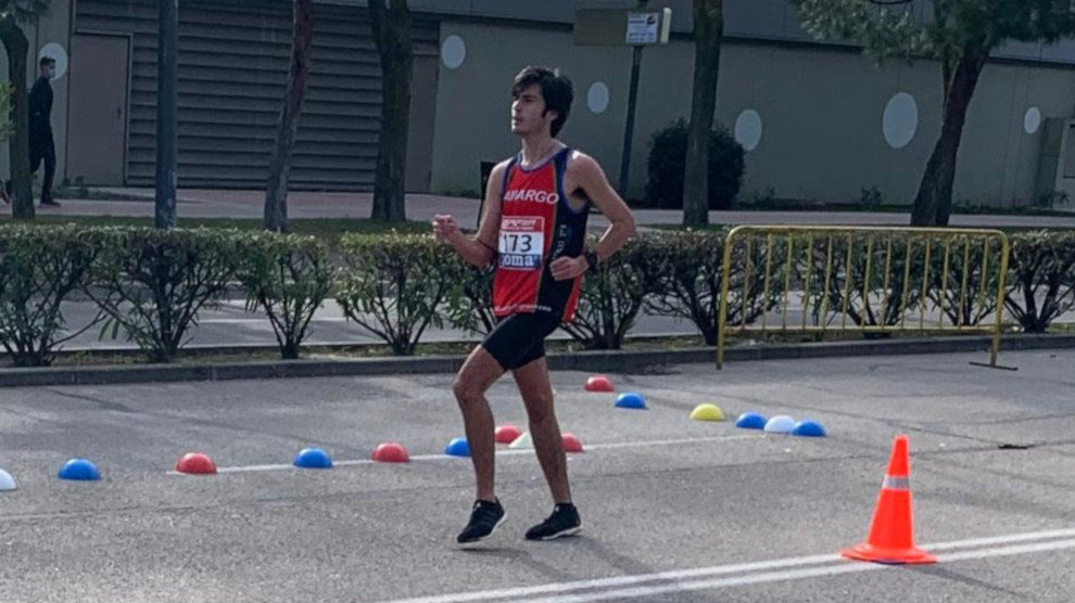 Tomás Callejo durante la competición