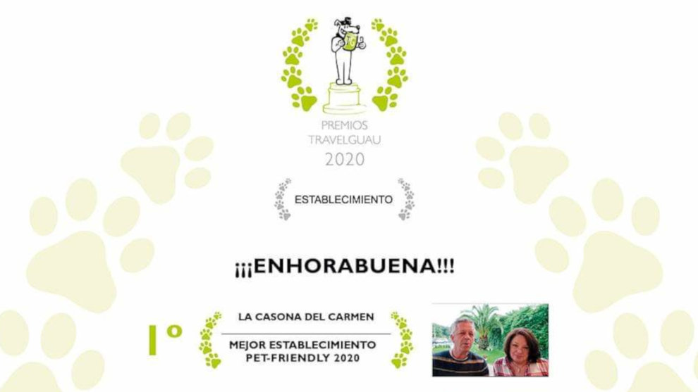 La Casona de Carmen, mejor establecimiento 'pet friendly'