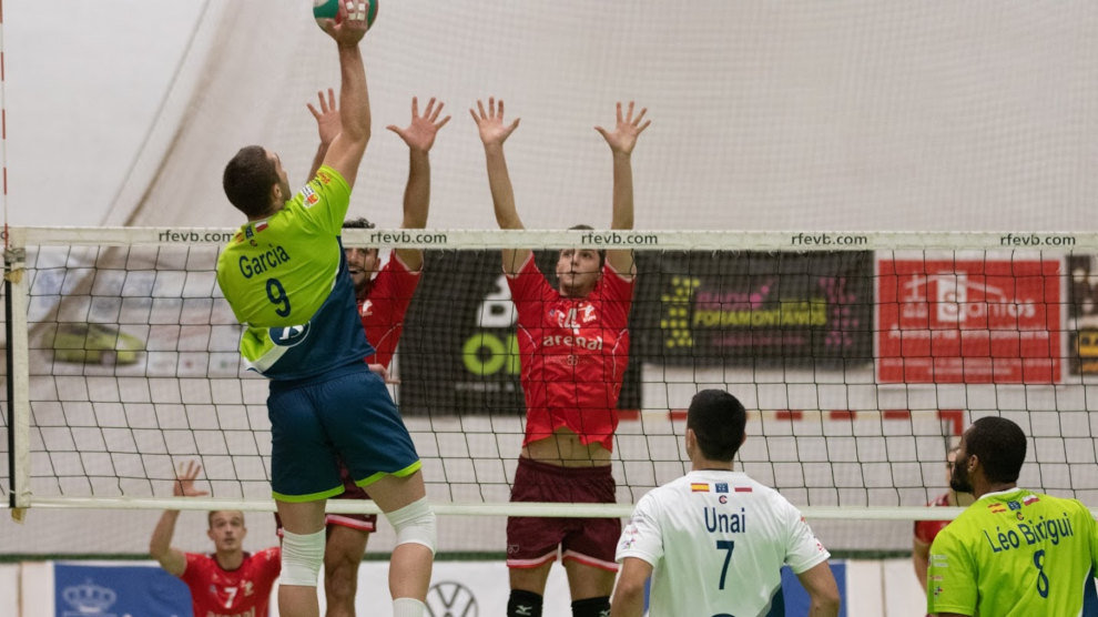 Último partido en casa del equipo, ante el Arenal Emevé de Lugo | Foto: Marcos Fierro