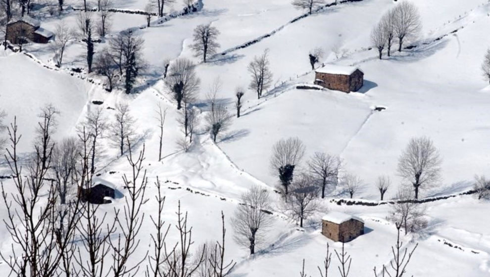 Nieve en Cantabria