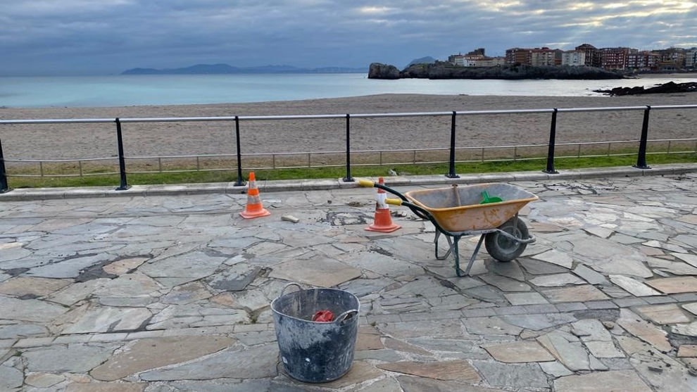 Mejora del suelo del Paseo de Ostende en Castro Urdiales