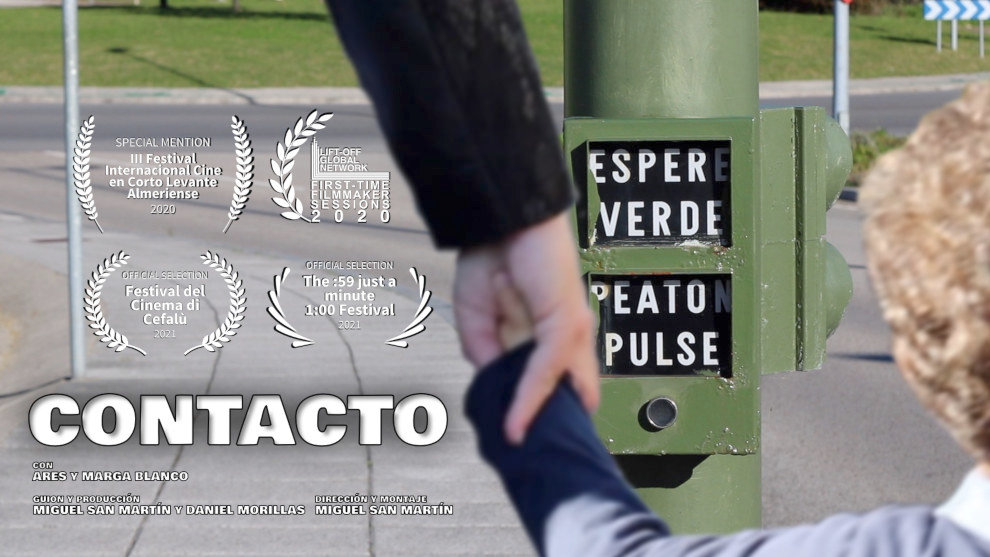 Cartel del cortometraje cántabro 'Contacto'