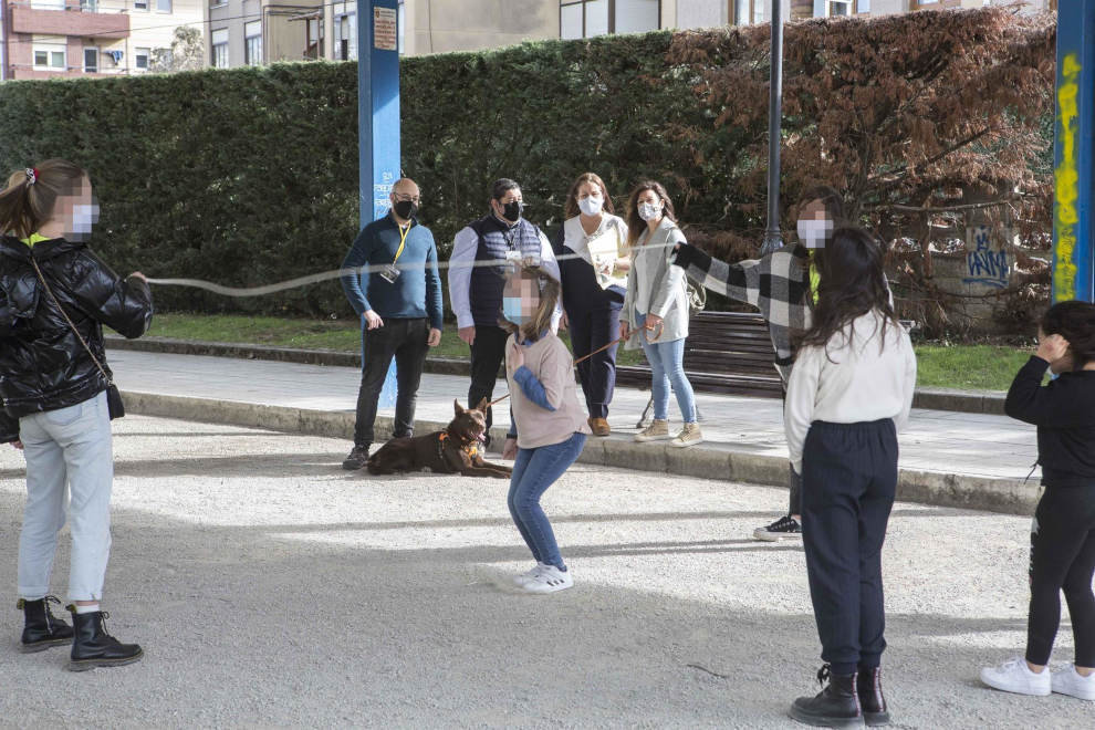 Participantes en el programa del Ayuntamiento de Camargo para inculcar hábitos saludables en niños y adolescentes