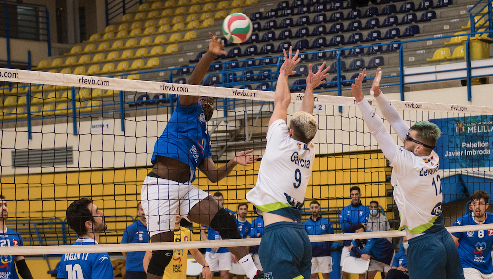 Imagen del partido | Foto: Voley Textil Santanderina