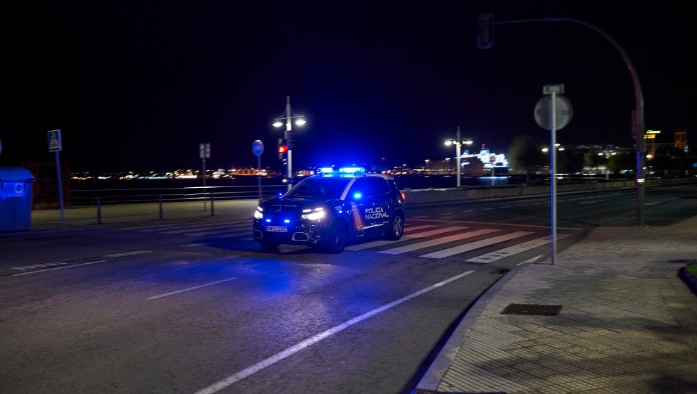 Un coche de la Policía Nacional