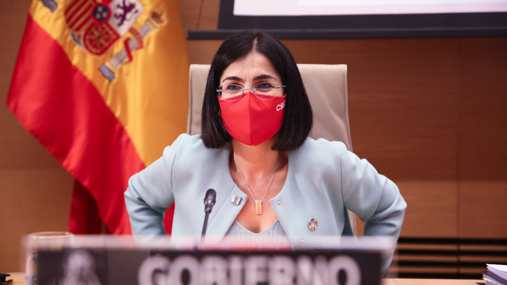 La ministra de Sanidad, Carolina Darias