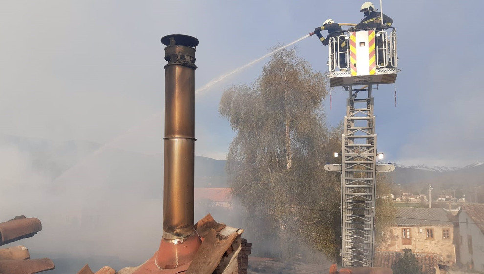 Incendio en la vivienda