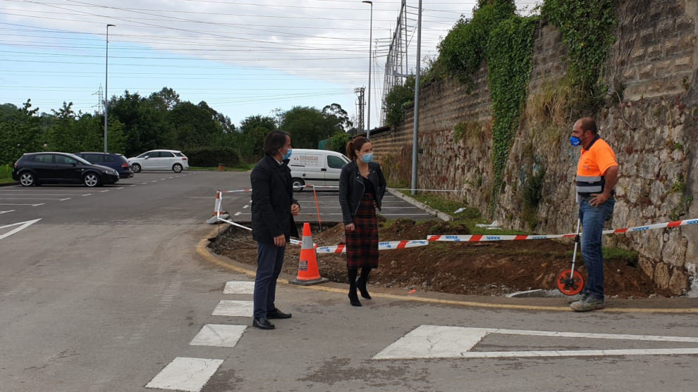 Instalación de un nuevo paso de cebra en Astillero