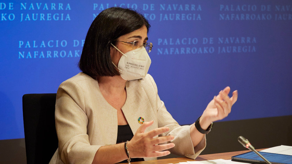 La ministra de Sanidad, Carolina Darias