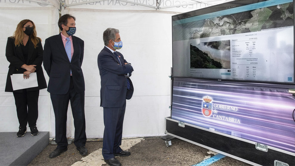 Presentación de l
a reactivación de la web sobre ocupación de las playas de Cantabria