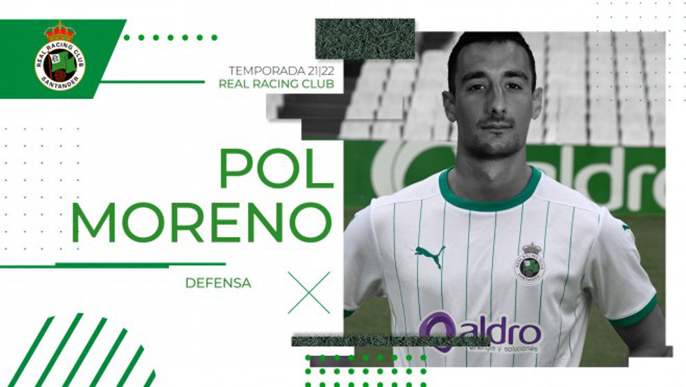 Pol Moreno se suma a la disciplina del Racing