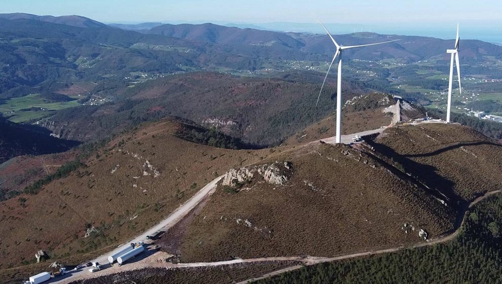 Aerogeneradores | Foto: Fondo para la Defensa de la Cordillera Cantábrica