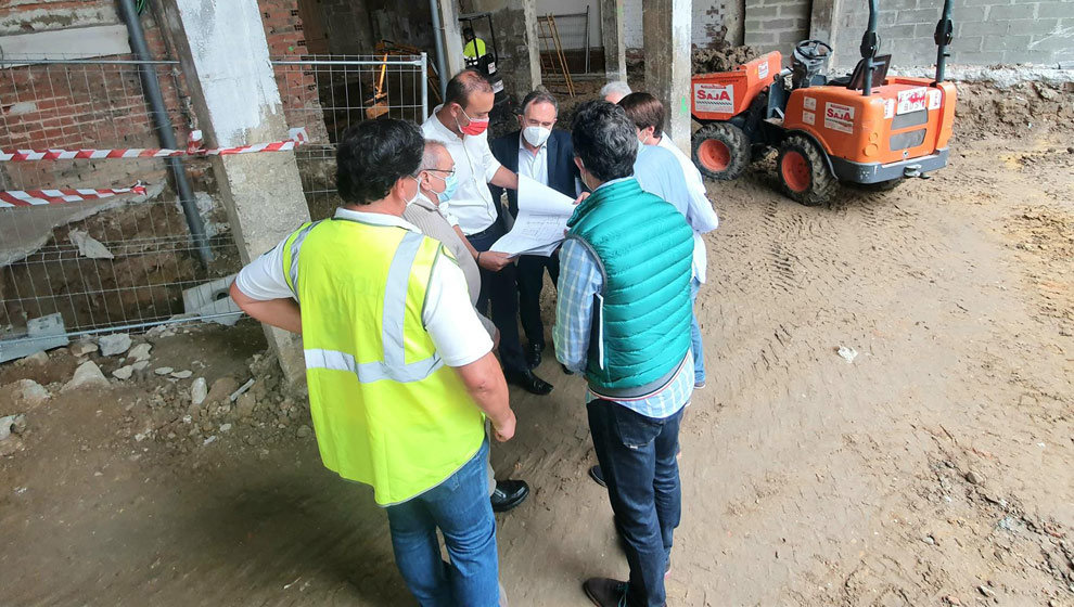 Visita de las autoridades a las obras