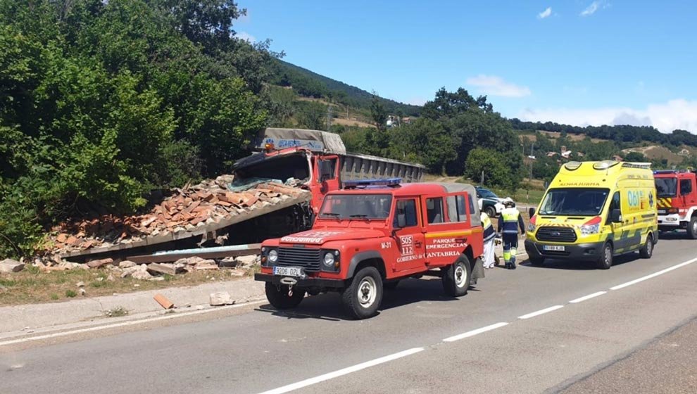 Accidente en Mazandrero