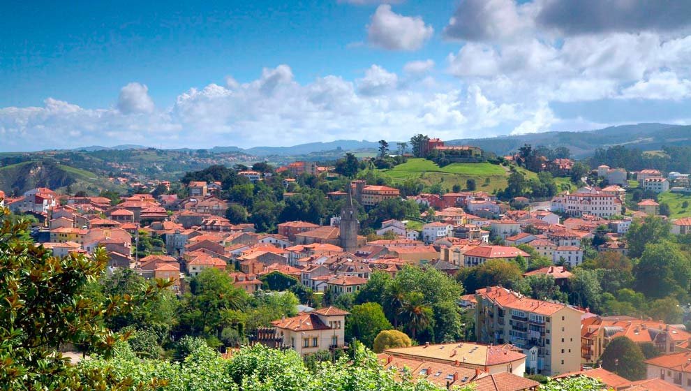 Vista panorámica de Comillas