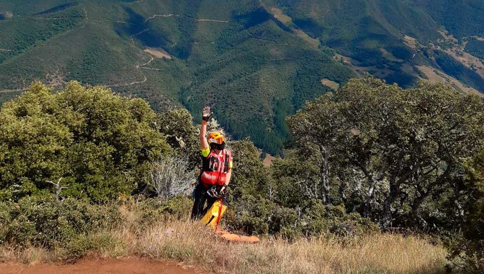 Rescate de persona herida en Vega de Liébana