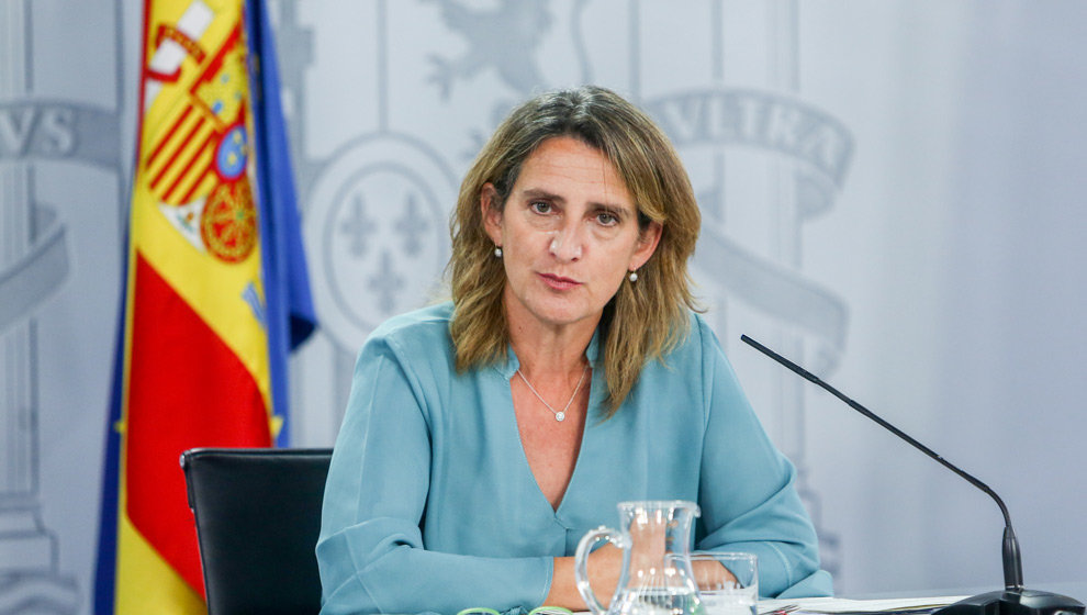 La vicepresidenta tercera y ministra para la Transición Ecológica y el Reto Demográfico, Teresa Ribera