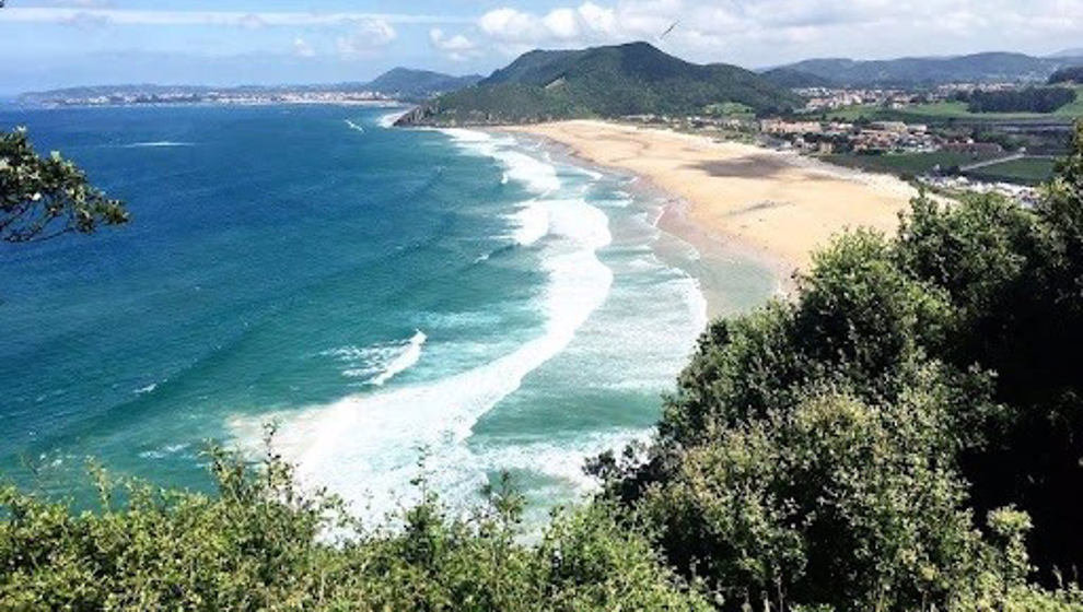 Playa de Berria, en Santoña